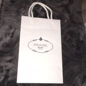 NEW Prada Milano White Shopping Bag